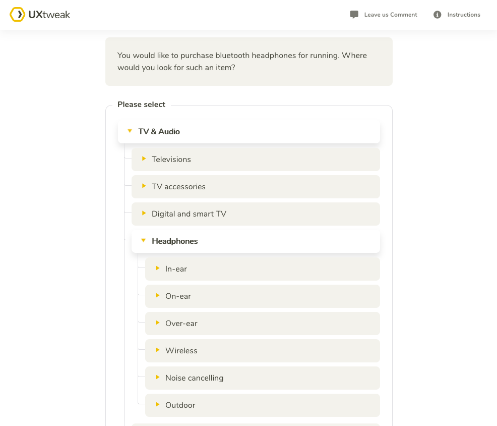 Tree Testing Is Not Similar To Card Sorting