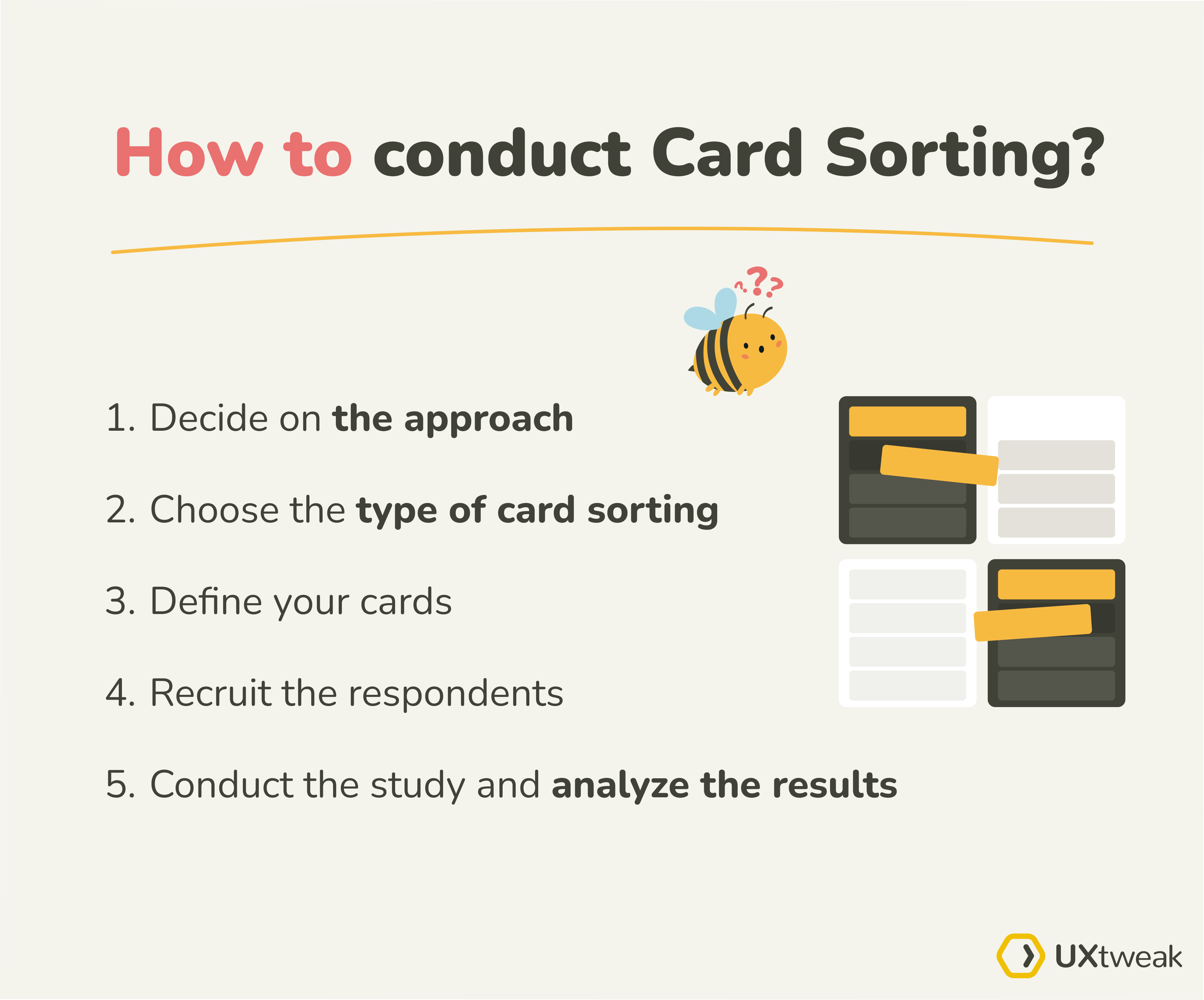 how to conduct card sorting