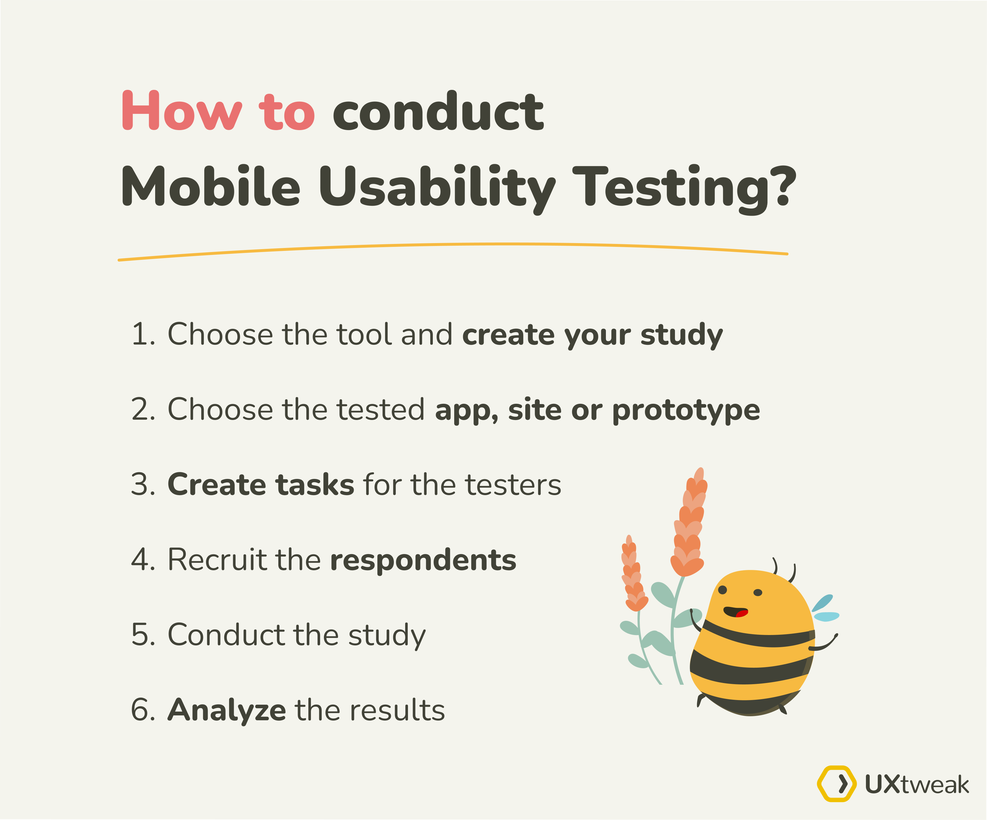 Usability Testing Infographic