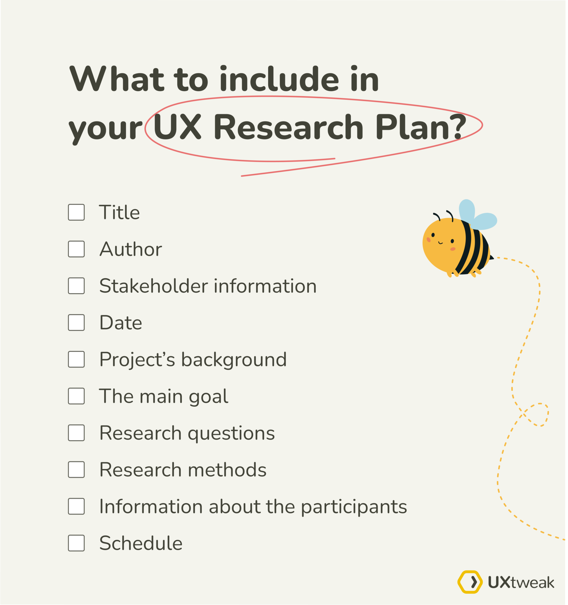 research plan template ux