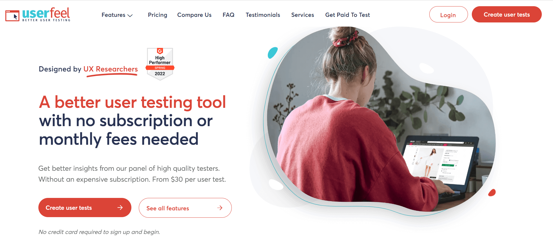 Usability testing tool - Userfeel