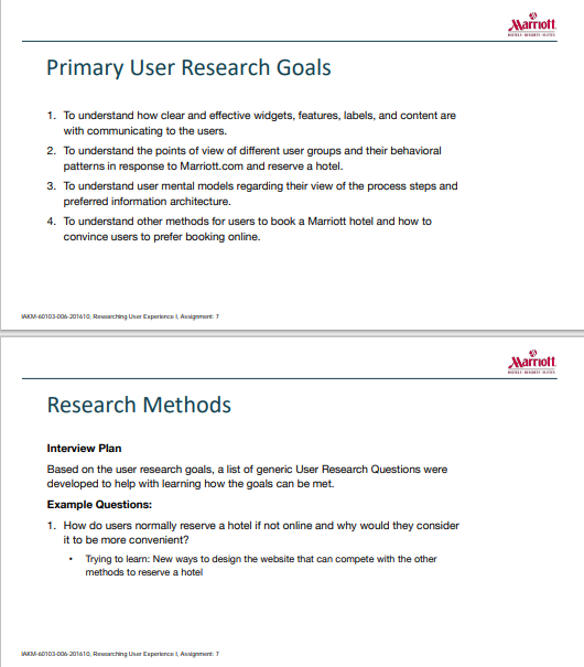ux research report