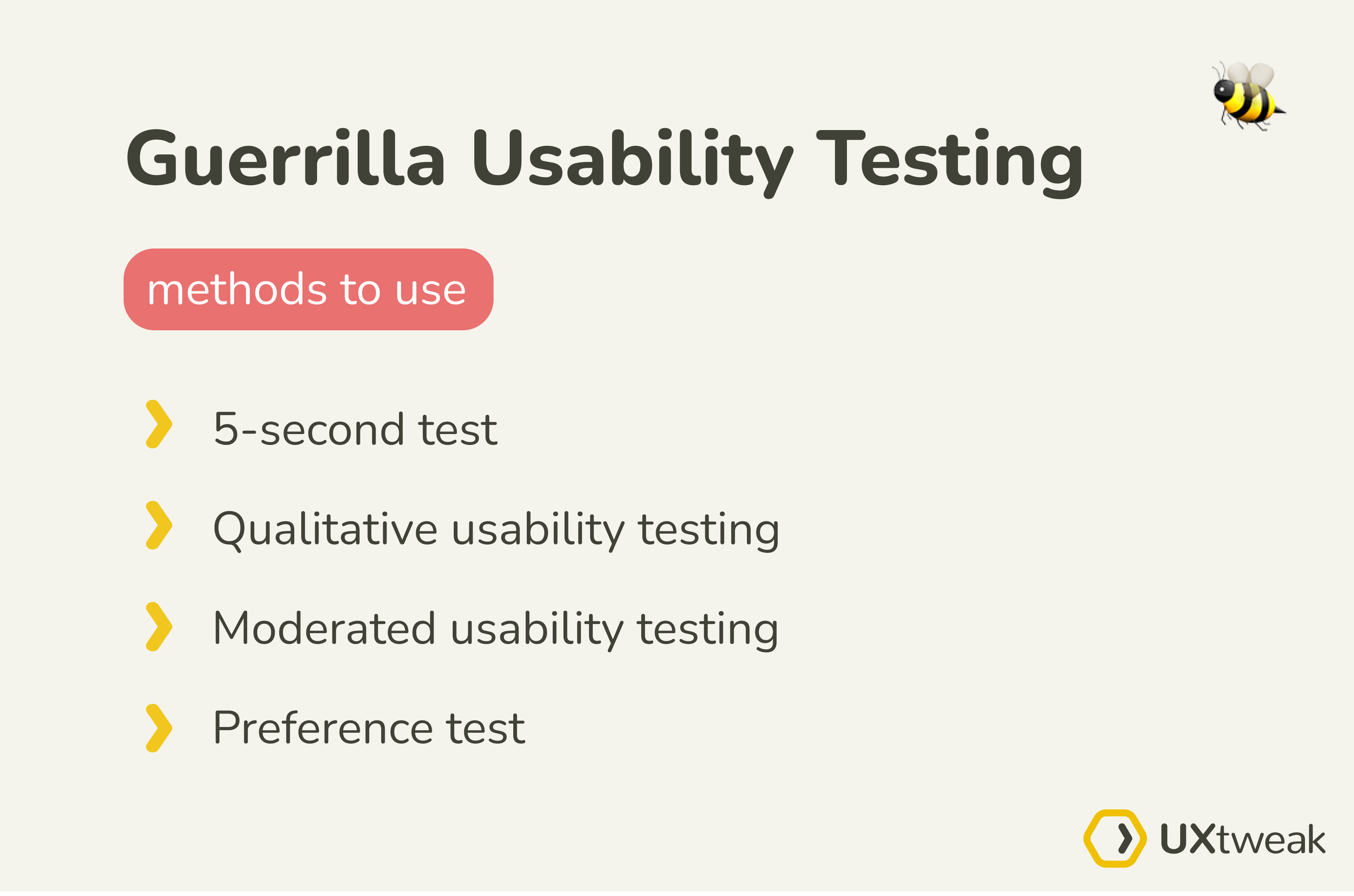 guerrilla usability testing