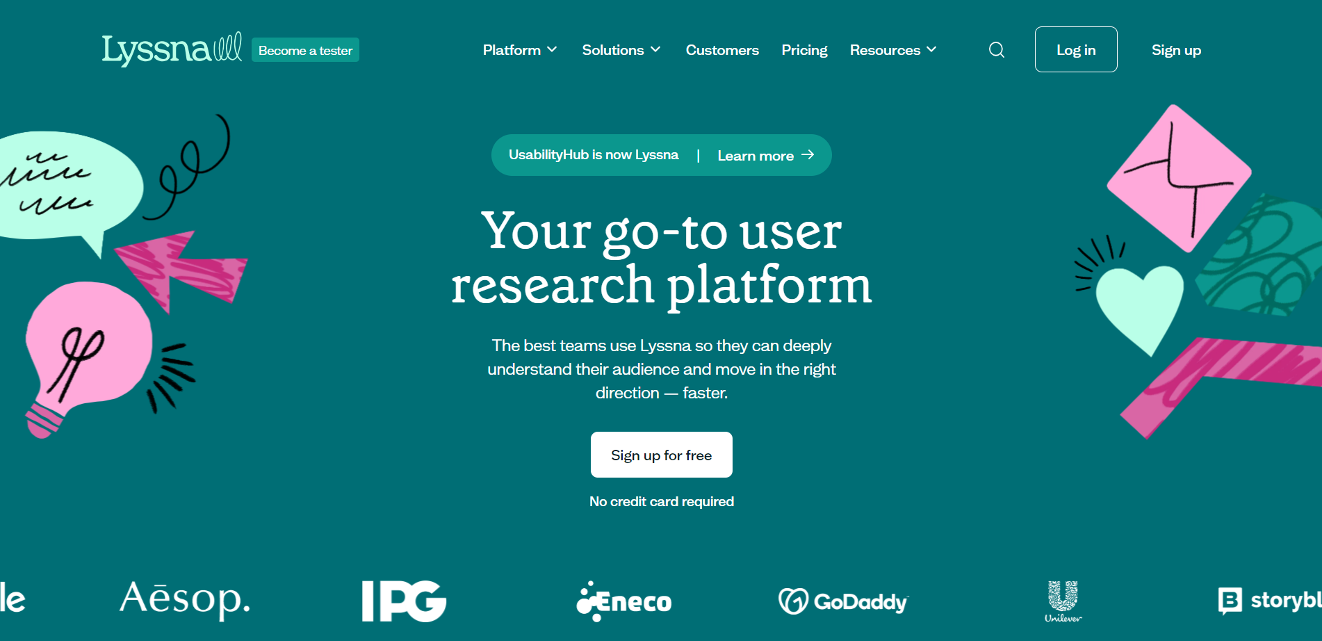 Five-seconds testing method  User testing and UX research platform