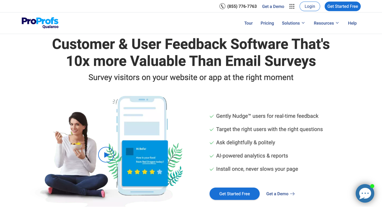 Qualroo customer feedback tool